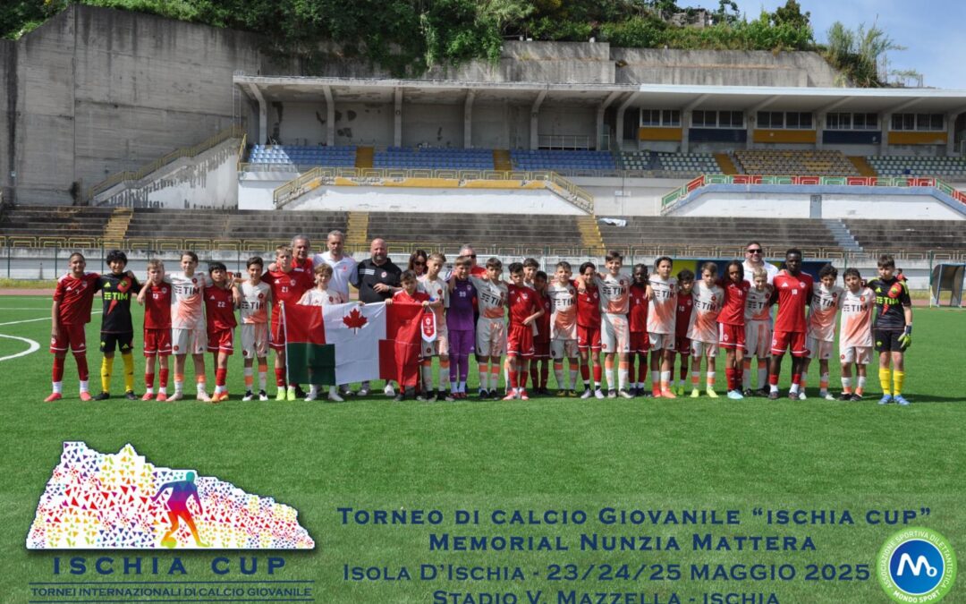 Ischia Cup 2025: CAF Canada vs AS Roma – Un Incontro Memorabile nella Categoria Under 12