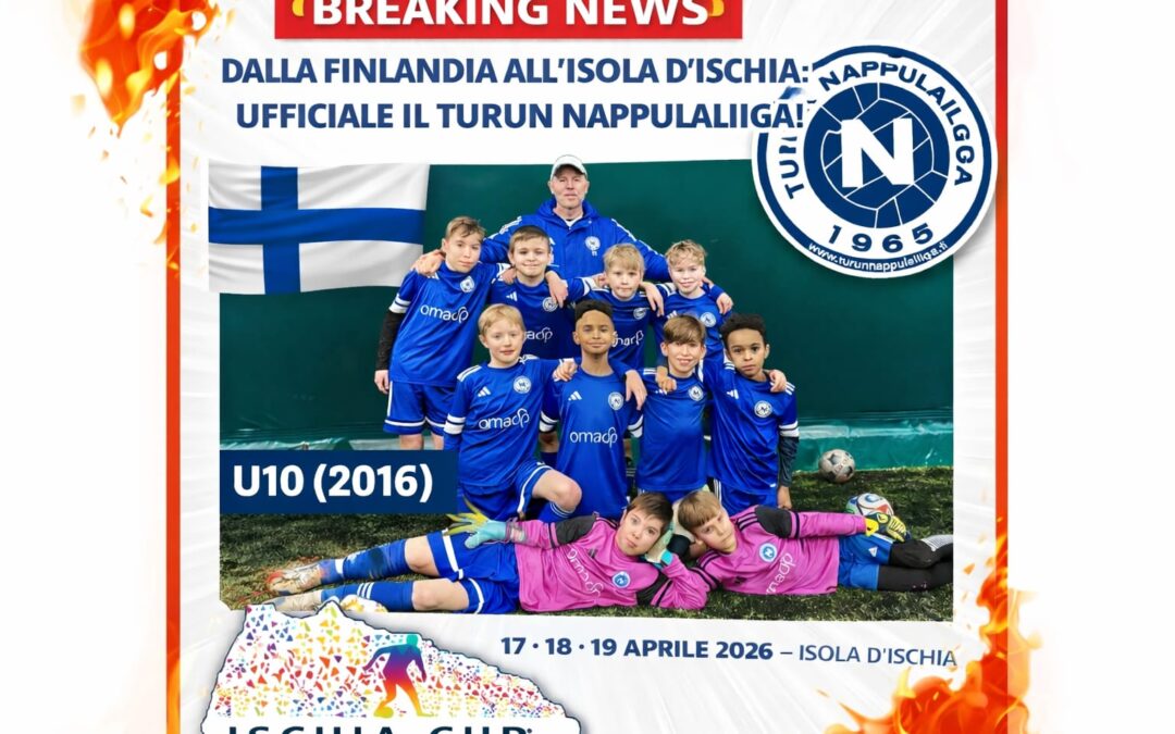 Dalla Finlandia all’Ischia Cup 2026: il Turun Nappulaliiga parteciperà al torneo internazionale di calcio giovanile