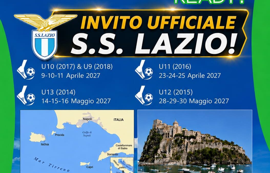 Ischia Cup 2027: la S.S. Lazio tra i club invitati al torneo internazionale