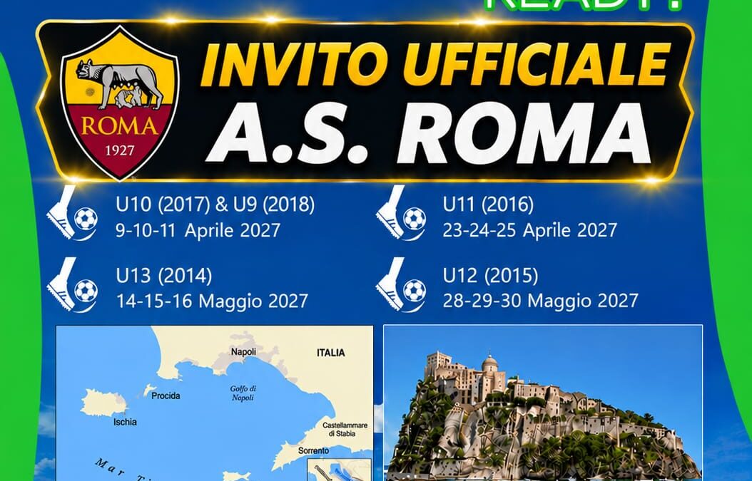 ISCHIA CUP 2027: INVITO UFFICIALE ALL’AS ROMA